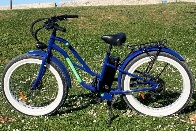 Fat Bike Electrique (Bleu)
