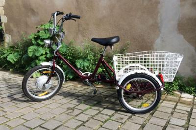 Arrivée d'un nouveau vélo en locaiton : le tricycle électrique